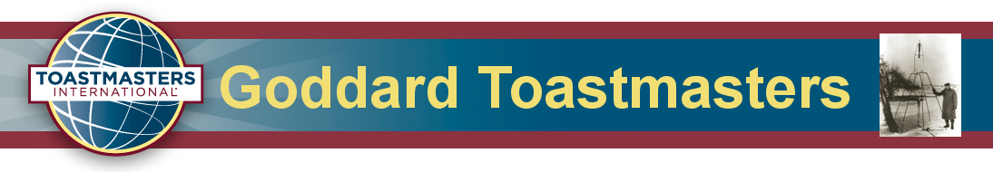 Goddard Toastmasters Banner; back to homepage